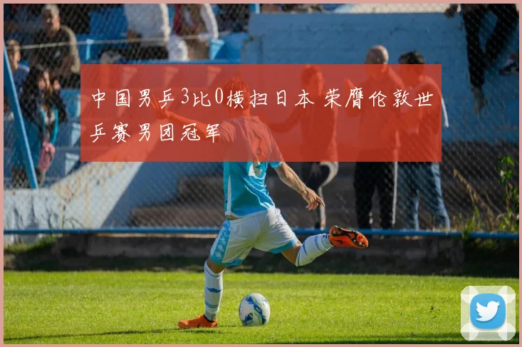 中国男乒3比0横扫日本 荣膺伦敦世乒赛男团冠军